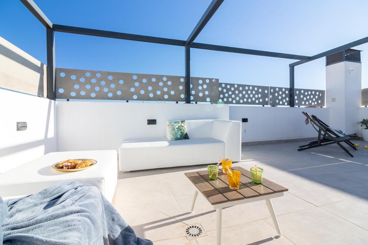 Malaga Center Flat Mariblanca 12 Sun & Terrace Boutique Apartment Bagian luar foto