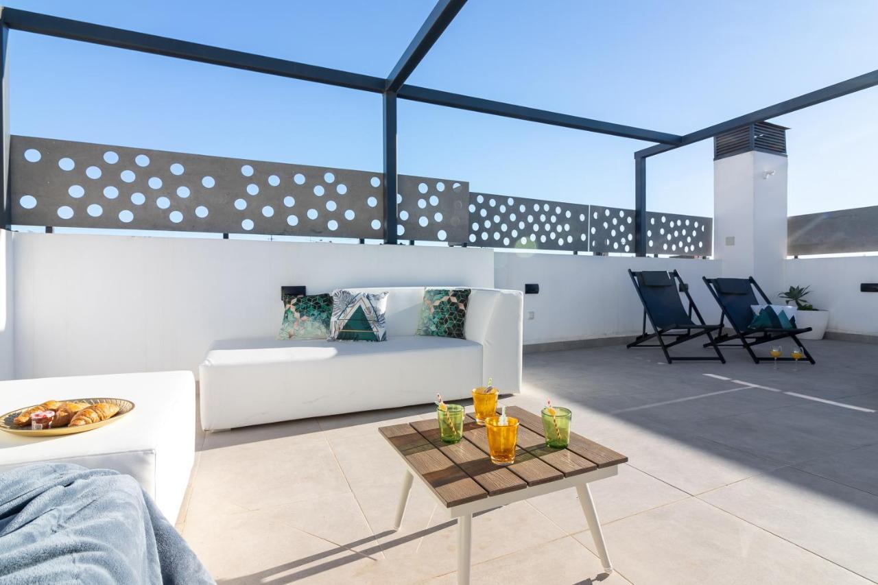 Malaga Center Flat Mariblanca 12 Sun & Terrace Boutique Apartment Bagian luar foto